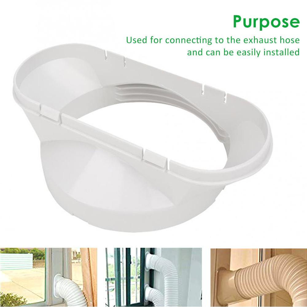 Exhaust Hose Interface for 5.12in Diameter Duct Exhaust Hose Coupler Flange Tube Connector for