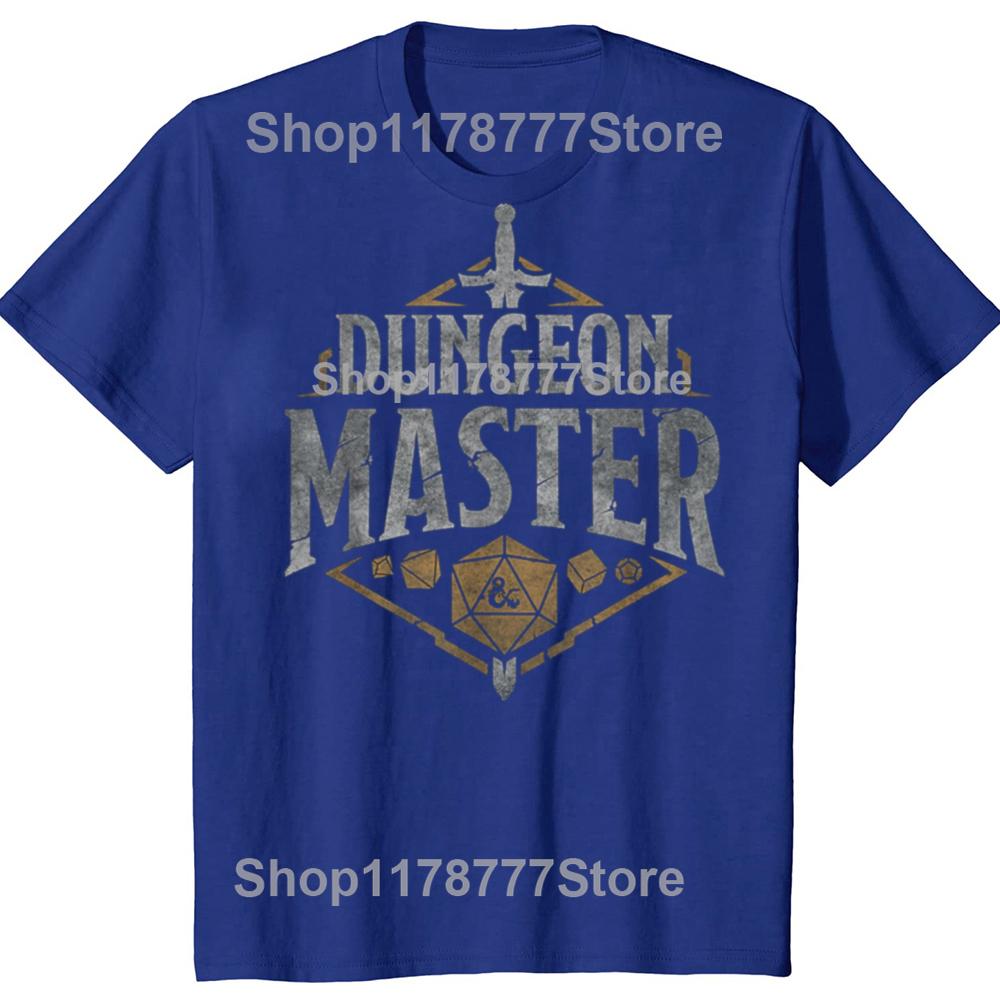 Lustige Dungeons & Dragons Spielleiter T-Shirts Baumwolle Kurzarm Geschenke Herrenbekleidung Mode Lässig Locker Oversize T-Shirt
