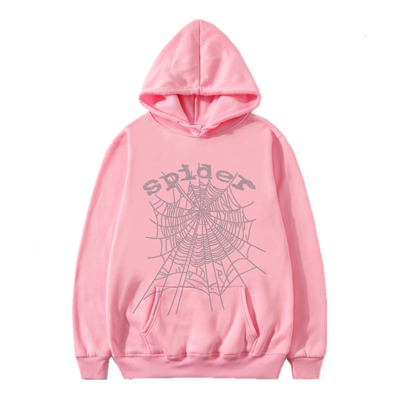 Sudadera Unisex con Telaraña y Pedrería Caliente: Sudadera Estilo Cantante Europeo y Americano para Primavera y Otoño