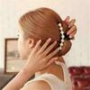 1Pc White Pearls Rhinestones Decoration Headdress Hairpin Women Fashion Hair Clips