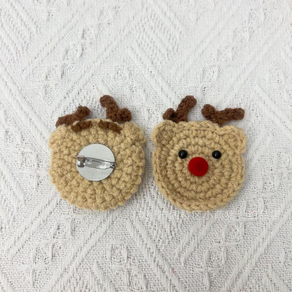 Handcrafted Santa Claus Crochet Keychain & Christmas Tree Decoration