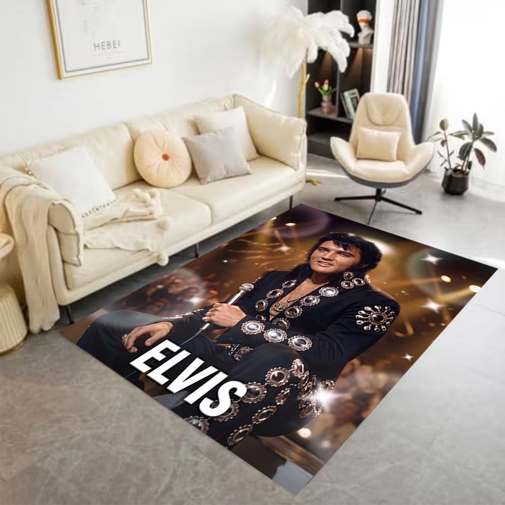 Elvis Presley Performance Carpet Suitable for Bedrooms Entryway Foyer Living Rooms Antislip Carpet Office Home Decor Wedding Party Gift
