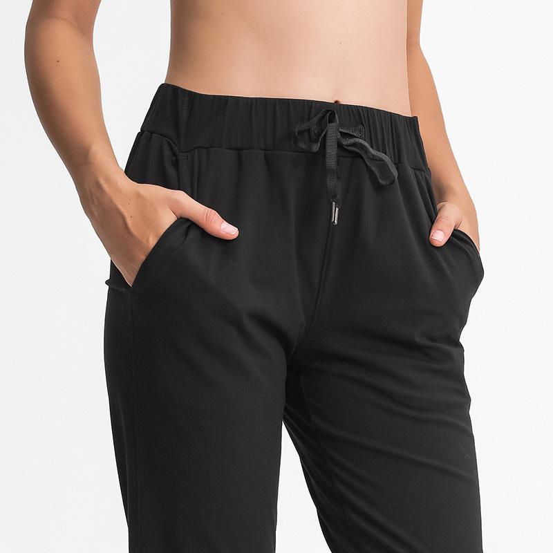 A Pair of Yoga Trousers, Elastic High Waist Loose Casual Leggings, Sports Fitness Pants for Women P Looking Thin