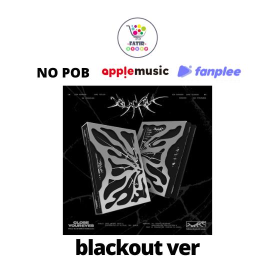 Select POB blackout ver CLOSE YOUR EYES 3rd Mini Album blackout