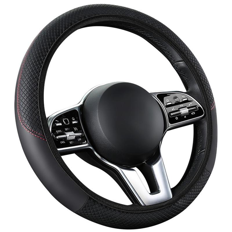 Universal Car Steering Wheel Cover No Inner Ring All-Season Interior Decoration Handle Cover for Vehicle Accessories