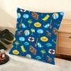 Beach Chair Cushion Cover Soft Short Plush Pillow Cover Smooth Cozy Texture Aesthetic Cushion Case Home Decor