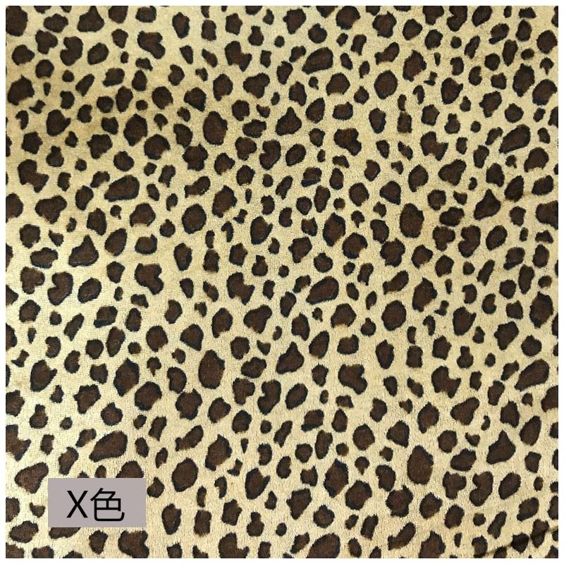 Velvet Animal Print Fabric Tiger Leopard zebra Fabric for Sofa Toy Cloth Caveman Costume Cloth