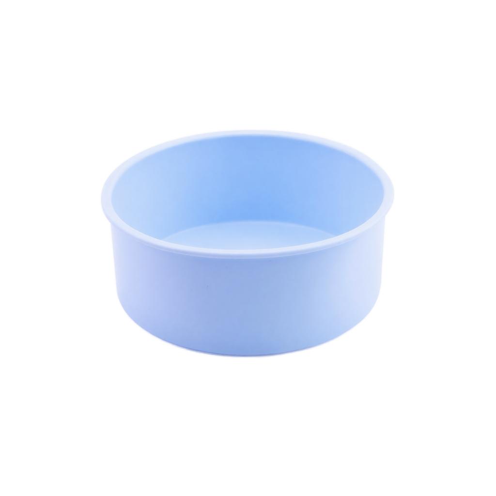 Round Silicone Pan for Baking - Flexible Nonstick for Cakes, Breads and Desserts