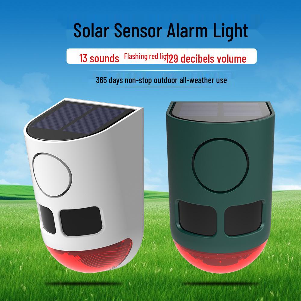 Solar-Powered Blind Spot Alarm & Ultrasonic Rodent Repeller with Infrared Sensor