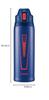 ZOJIRUSHI Stainless Steel Cool Water Bottle, Direct Drinking, Sports Type, 1.03L, Orange Navy, SD-EC10-AD