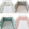 Soft Pure Cotton Removable and Washable Baby Crib Bumper, Anti-Collision, One-Piece Design