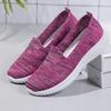 Women's Shoes Summer 2025 Breathable Low Heel Walking Flat Bottom Women's Casual Knitted Cheap Shoes Clearance Free Shipping