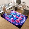 Stitch Cartoon Carpets and Rug 3D Printing Carpet Floor Mat Living Room Bedroom Large Area Soft Carpet-JM016