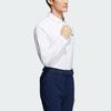 Adidas Aeroready Core Polo Shirt Solid Logo Golf Long Sleeve Polo Men tops White IA2699