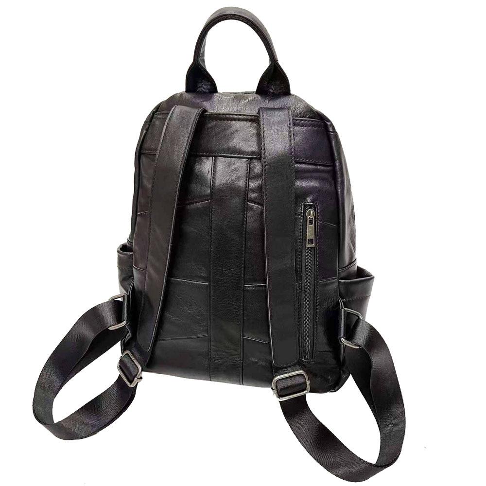 Backpack Women'S Versatile Soft Cowhide Backpack Student School Bag Travel Bag Tide