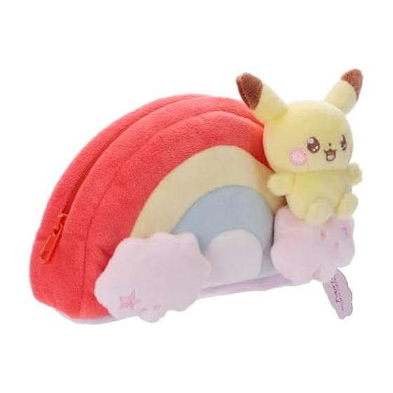 Pokemon Pokepeace Plush Pouch (Starlight Ver.) Pikachu Pencil Case Makeup Pouch Long Type