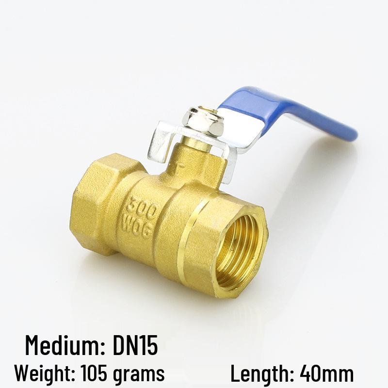 4-Point DN15 & 6-Point DN20 All-Copper Ball Valve, High-Temp Resistant, 1-Inch & 2-Inch, for Tap Water.
