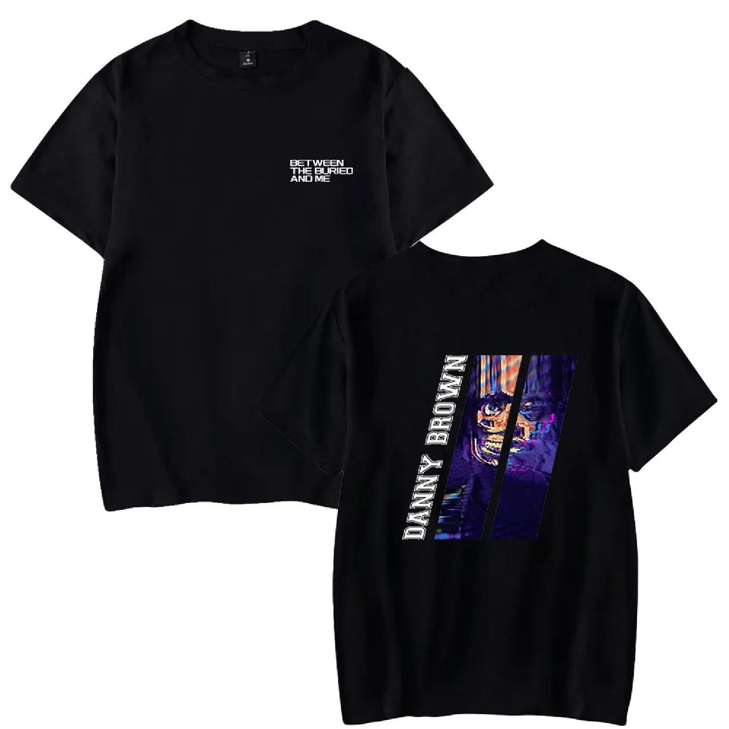 

Danny Browm Tshirt Crewneck Short Sleeve T-shirt Men Women Streetwear Printing Casual Fashion Hip Hop XXXXXL чорний