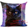 Cat Cushion Cover Kitten Printed Linen Throw Pillows Living Room Sofa Decor Throw Pillows Home Decoration Pillowcase Xcm