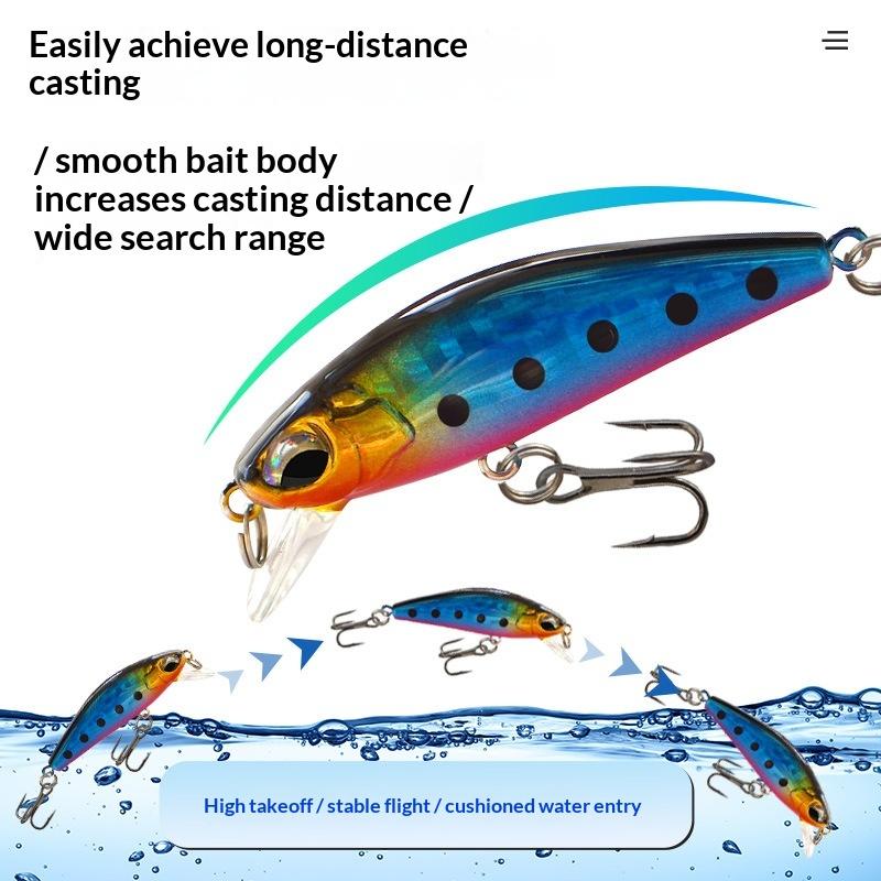 5.8Cm 6G Fishing Lures Sinking Micro Minnow Wobbler Artificial Hard Bait Fishing Accessories Mini Stream Bass Bait