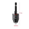 Mini Keyless Drill Chuck 0.3-8mm Self-Tighten Electric Drill Bits Collet Fixture Tools 1/4" Hex Shank Quick Change Converter