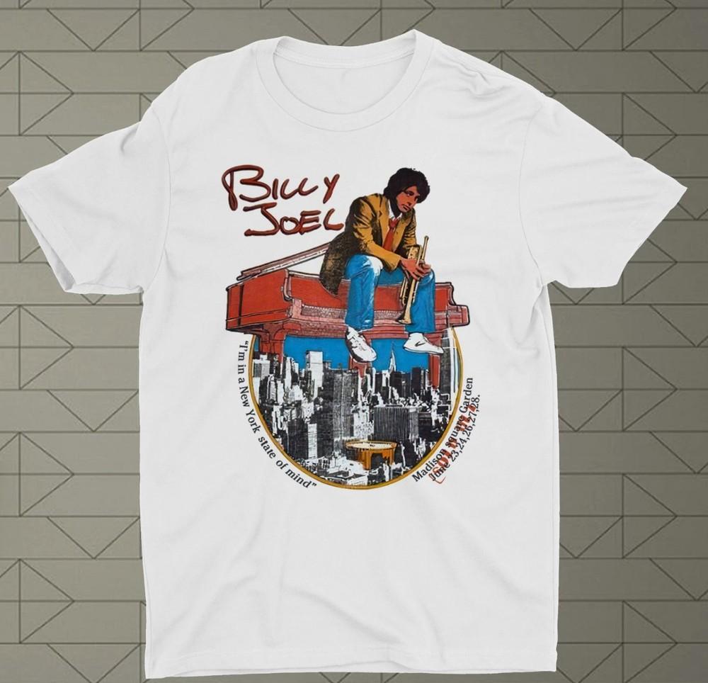 

Billy Joel 1976 New York State Of Mind T Shirt Size S-5XL Unisex T-Shirt XXXXL