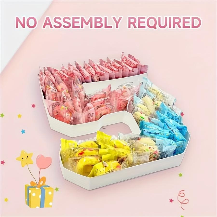 1pc Number Candy Box Snack Box Creative Graduation Fruit Platter Sum Snack Plate