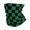 Geometric Checkered Plaid Pattern Bandana Neck Warmer Women Men Winter Hiking Camping Tube Scarf Gaiter Motorcycle Face Cover