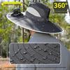 Outdoor Solar Fan Cooling Hat