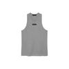 Fear of God Essentials Tank Top Dark Heather Oatmeal Men Tops Grey 125SP242043F