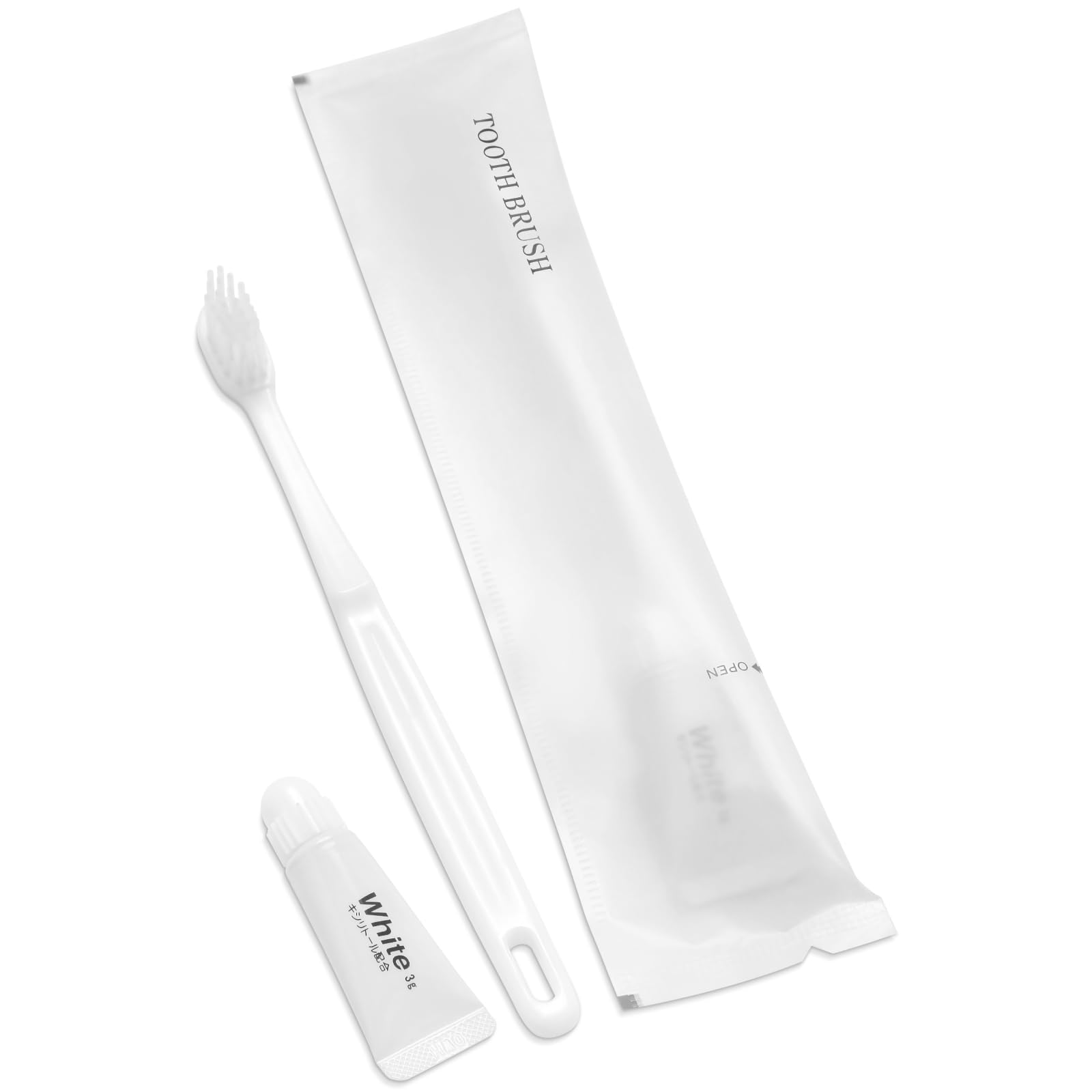 

Disposable toothbrushes [Made in Japan, individually wrapped and clean] 50 pieces [Essential for travel and business trips] Hotel amenity suG