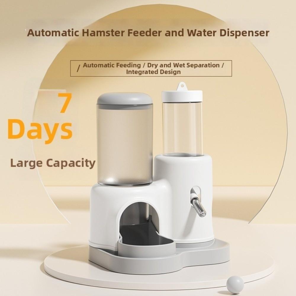 Hamster-Wasserspender mit großem Fassungsvermögen, abnehmbare Basis, Haustier-Wasserflasche für Geschäftsreisen