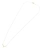 D Collection 18K Yellow Gold DN19002BYG V-Line Necklace, 40cm,