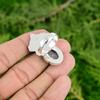 Oval Chevron Amethyst Stone Bezel Promise Crown Chakra Wife Ring Sterling Silver