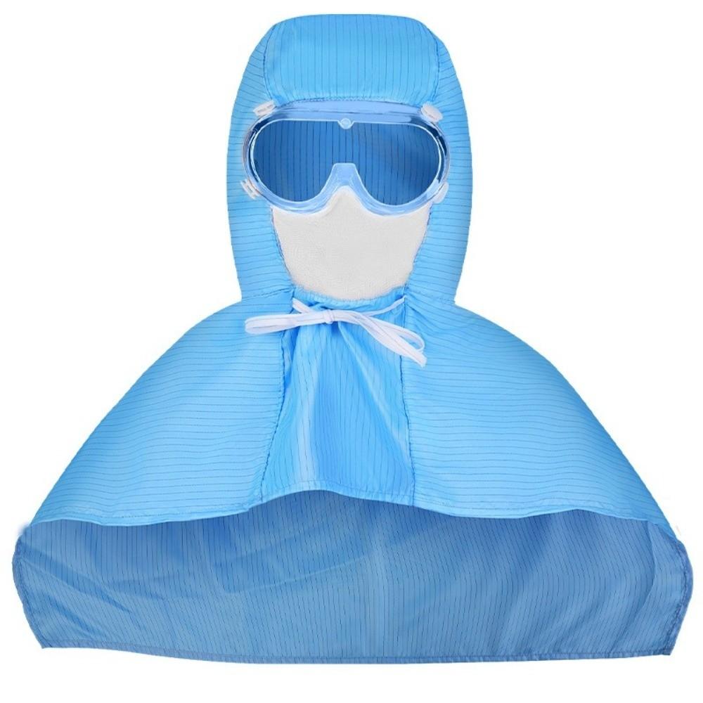 

Dust-Free Anti Static Shawl Hat with Eye Mask Protective Hooded Food lectronics Factory