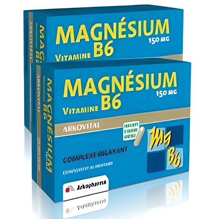 Arkopharma Magnésium B6 Lot De 2 X 60 Gélules