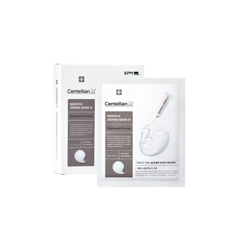 CENTELLIAN24 Derma Mask 3 Formule Éclaircissante (Blanchiment intensif) 1 boîte (10 feuilles)
