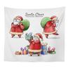 Christmas Series Santa Claus Pattern Tapestry TV Background Wall Landscape Tapestry Cloth Hanging Cloth