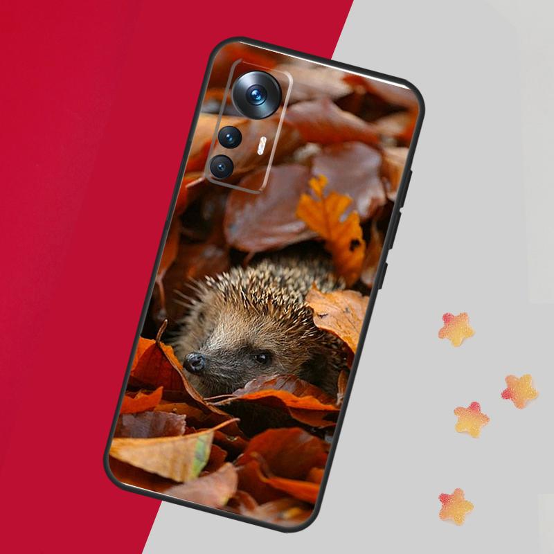 Cute Little Hedgehog Case For Xiaomi 14 13 15 Ultra 11T 12T 13T 14T Pro Cover For POCO X7 Pro X3 X5 X6 F5 F6 F7