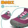 Mishansha Trekking Winter Hiking Junior Sizes with Velcro Outdoor and Cold Weather Boots Kids' Shoes, Fleece-Lined, Boots, Snowshoes, Non-Slip,