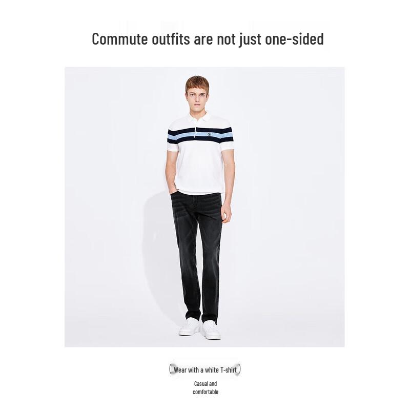 Navigare Men's Antiseptic Relaxed Fit Jeans