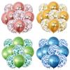 20ks metalický balónek Happy Birthday Balloon Confetti Balloon Gold Silver Blue