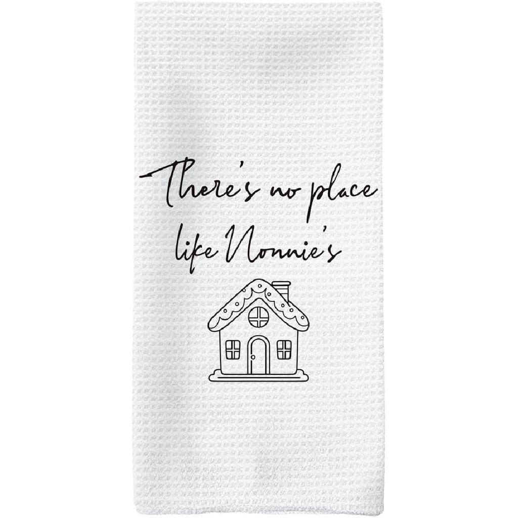 Mimi Gifts Kitchen Towels, Mimi Grandma Gifts for Mother’s Day Hand Towels, No Place Like Mimi’s Dish Towel Dishcloths Tea Towel for Kitchen,