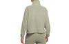 Nike Sweatshirts Women's Green Stand Collar Moderate Regular DB1154-320