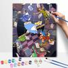 Disney Oil Painting Kit Canvas AlicePeterPanHercules DIY Home Decor Gift