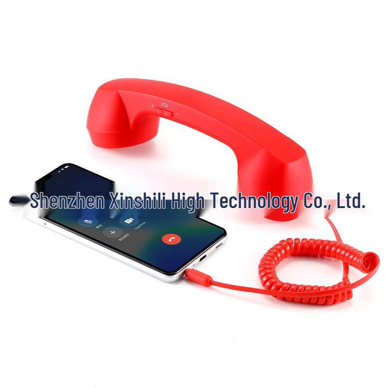 Creative Retro Landline-Style Mobile Phone Handset Headset Universal