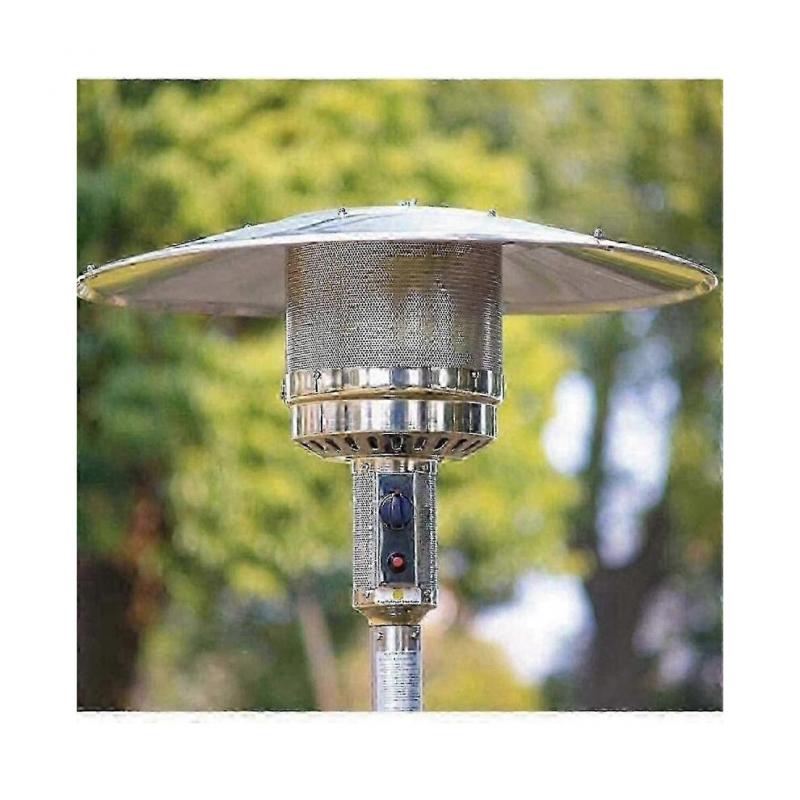 Patio Heater Reflector Shield, Propane Outdoor Heaters Replacement Part - Top Dome, 3-Hole Mount, 3