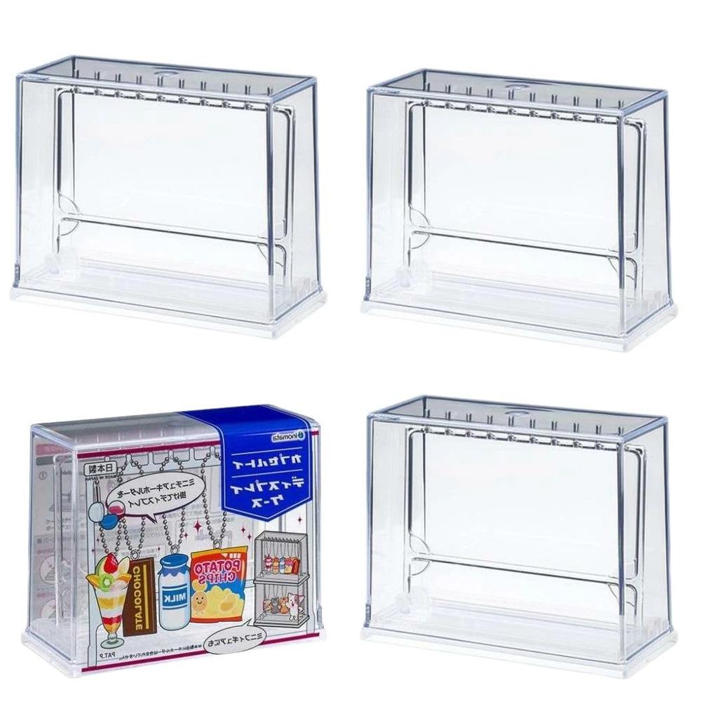 Clear Case Collection Set of 4 Display Case Clear Figure Storage Tabletop Shelf Made In Japan X 4 Pieces [0265]