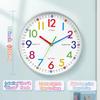 12 Inch Early Education Wall Clock Cartoon Children's Time Management Quartz Clock Home Wall Hanging Silent Clock 30CM