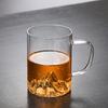 Creative Luxury Glass Mountain-View Cup for Coffee, Green Tea & Beverages